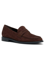 Judson Loafers Chocolate Faux Suede
