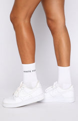 Good To Go Socks White