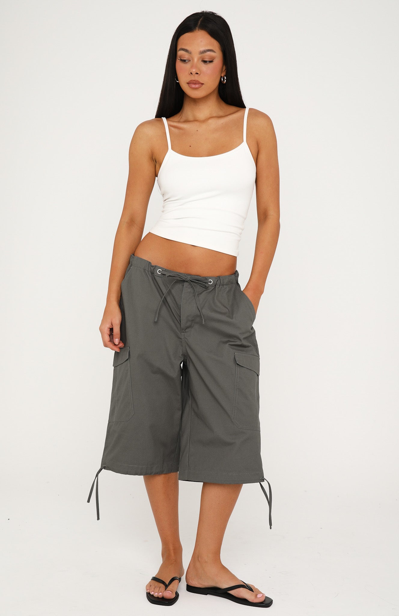 Just My Type Cargo Shorts Petrol