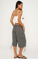 Just My Type Cargo Shorts Petrol