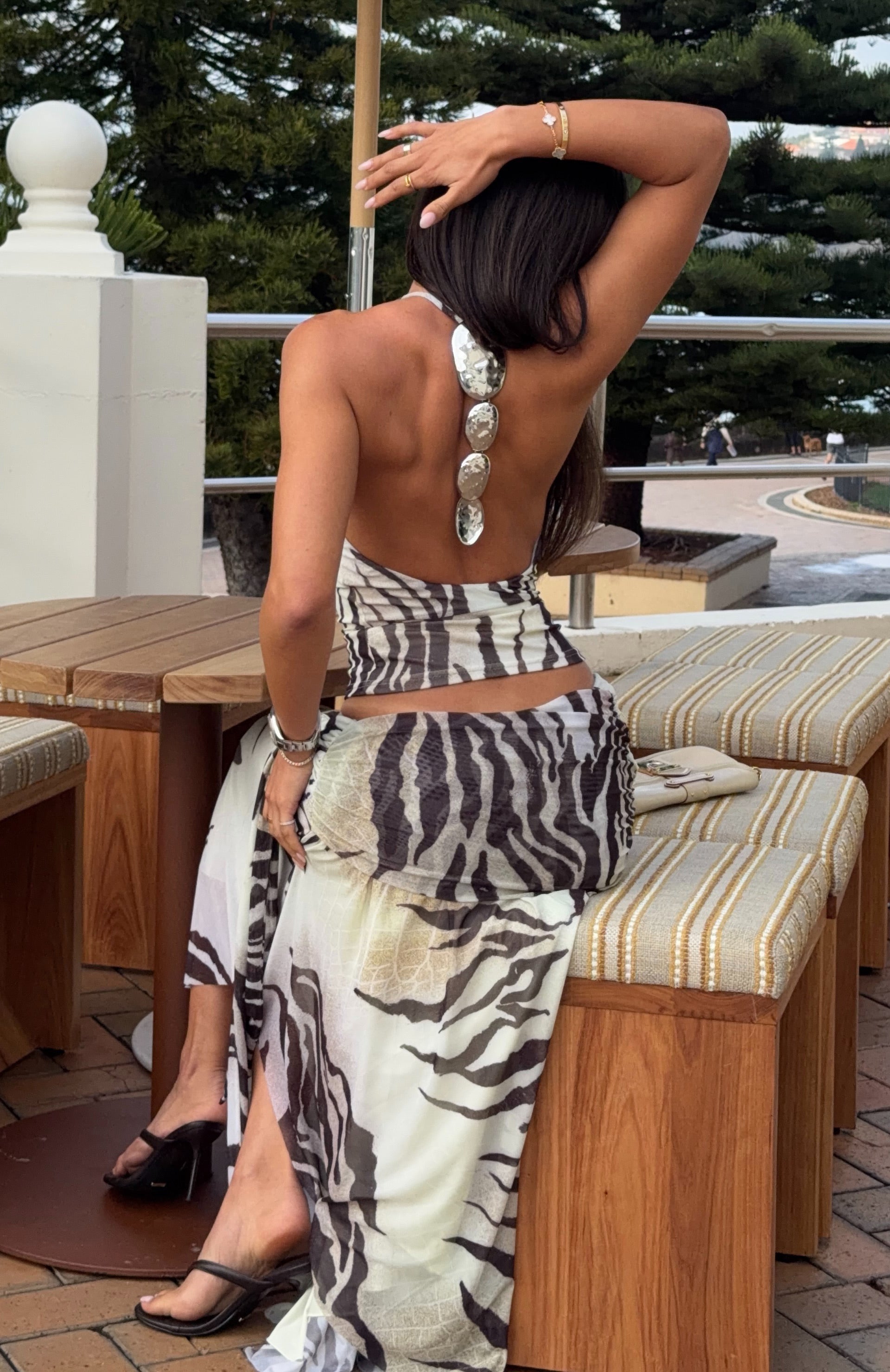 Celestial Curve Halter Top Savannah