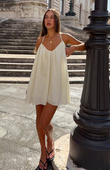 Whimsical Feelings Mini Dress Off White
