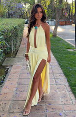Light Of Amour Maxi Dress Lemon