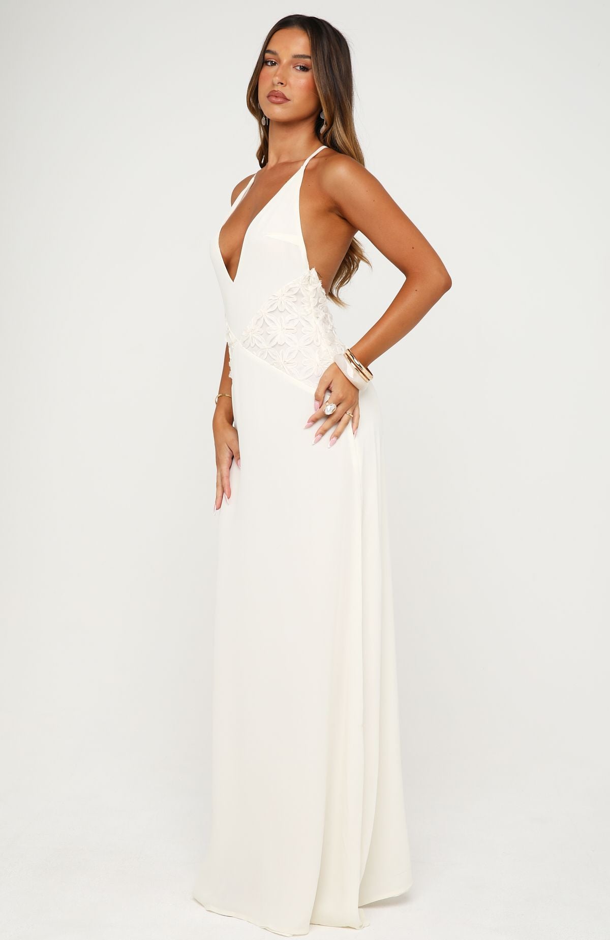 Zesty Glow Maxi Dress Butter