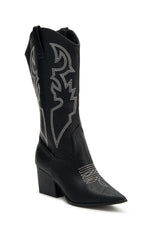 Alice Cowboy Boots Black
