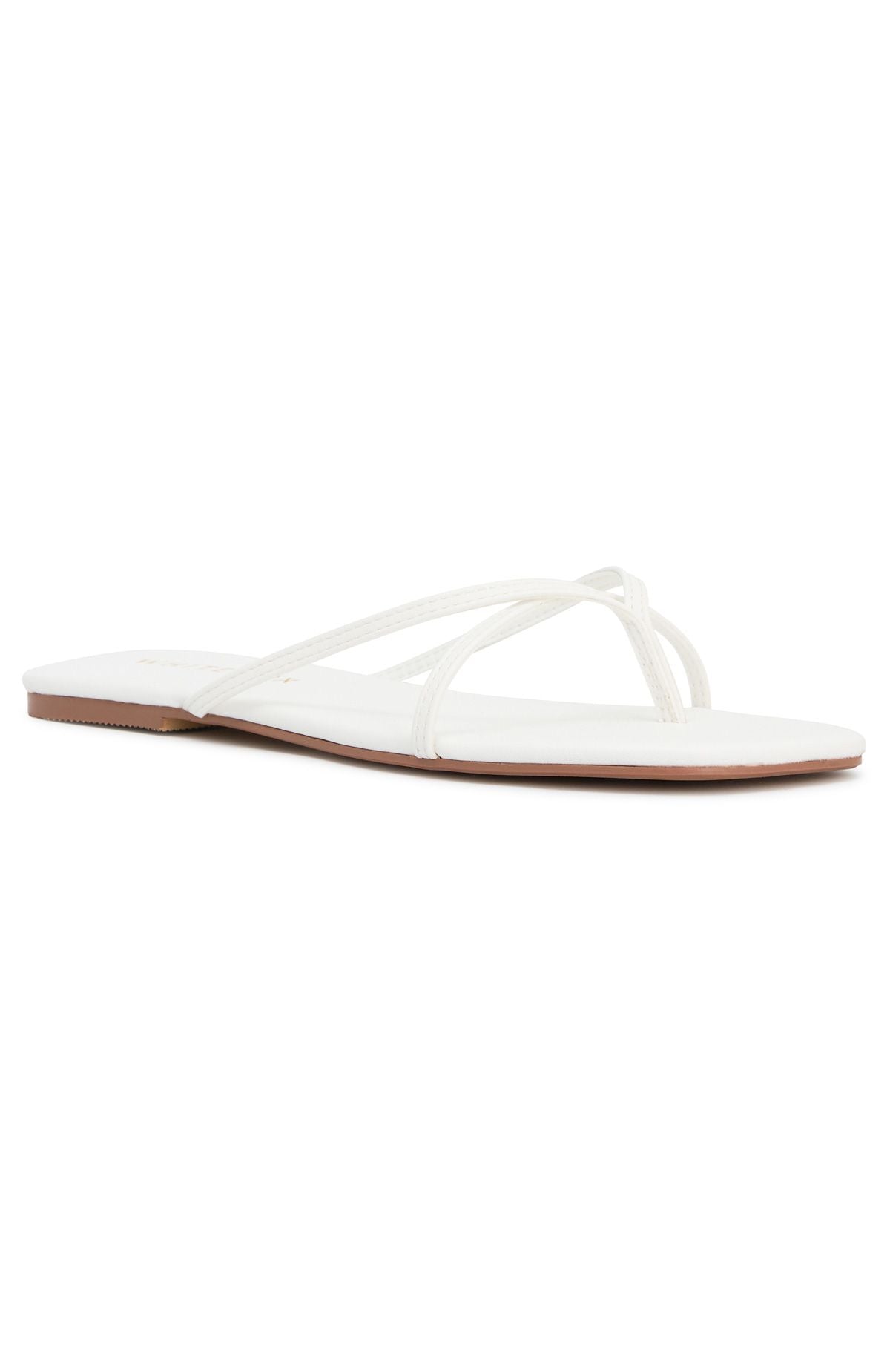 Ailani Thong Sandals White