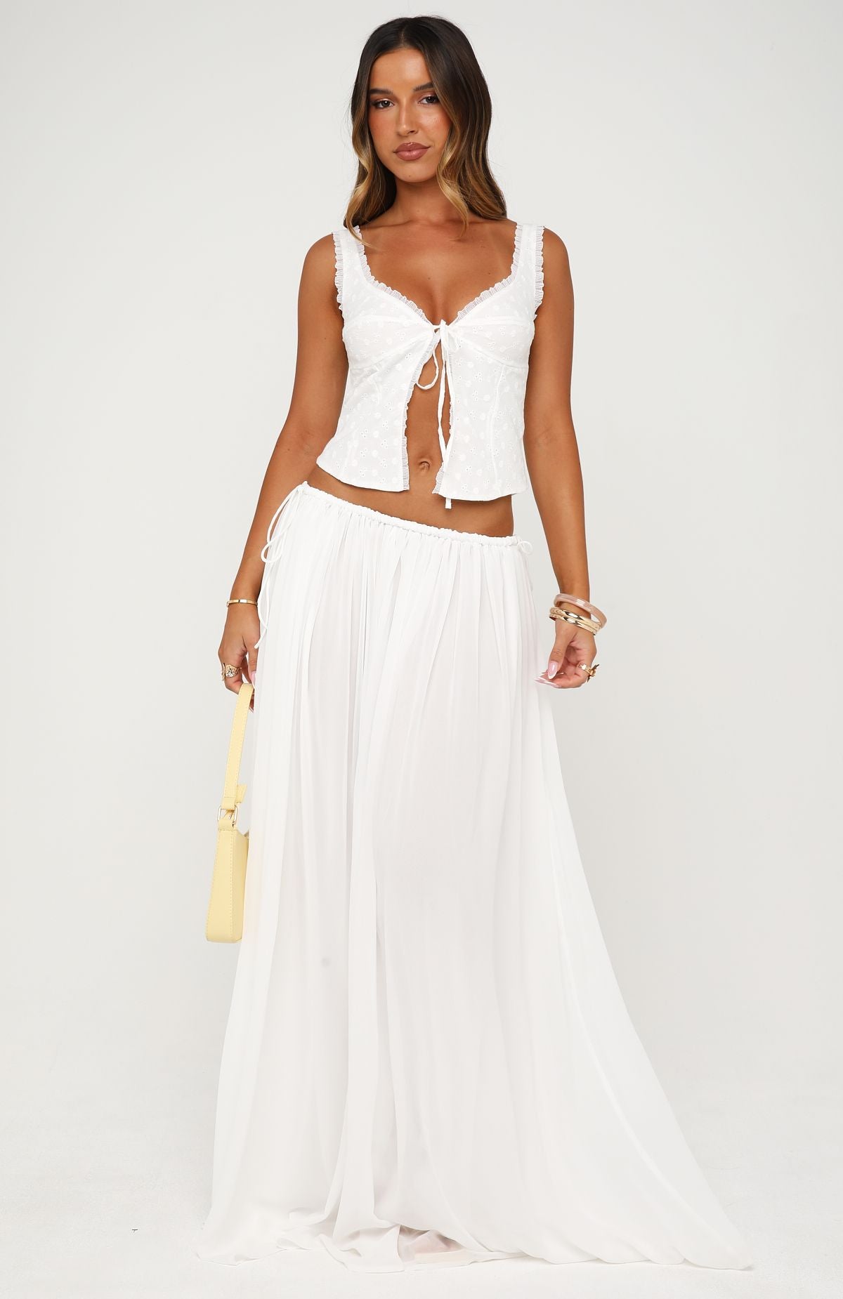 Catch My Drift Top Off White