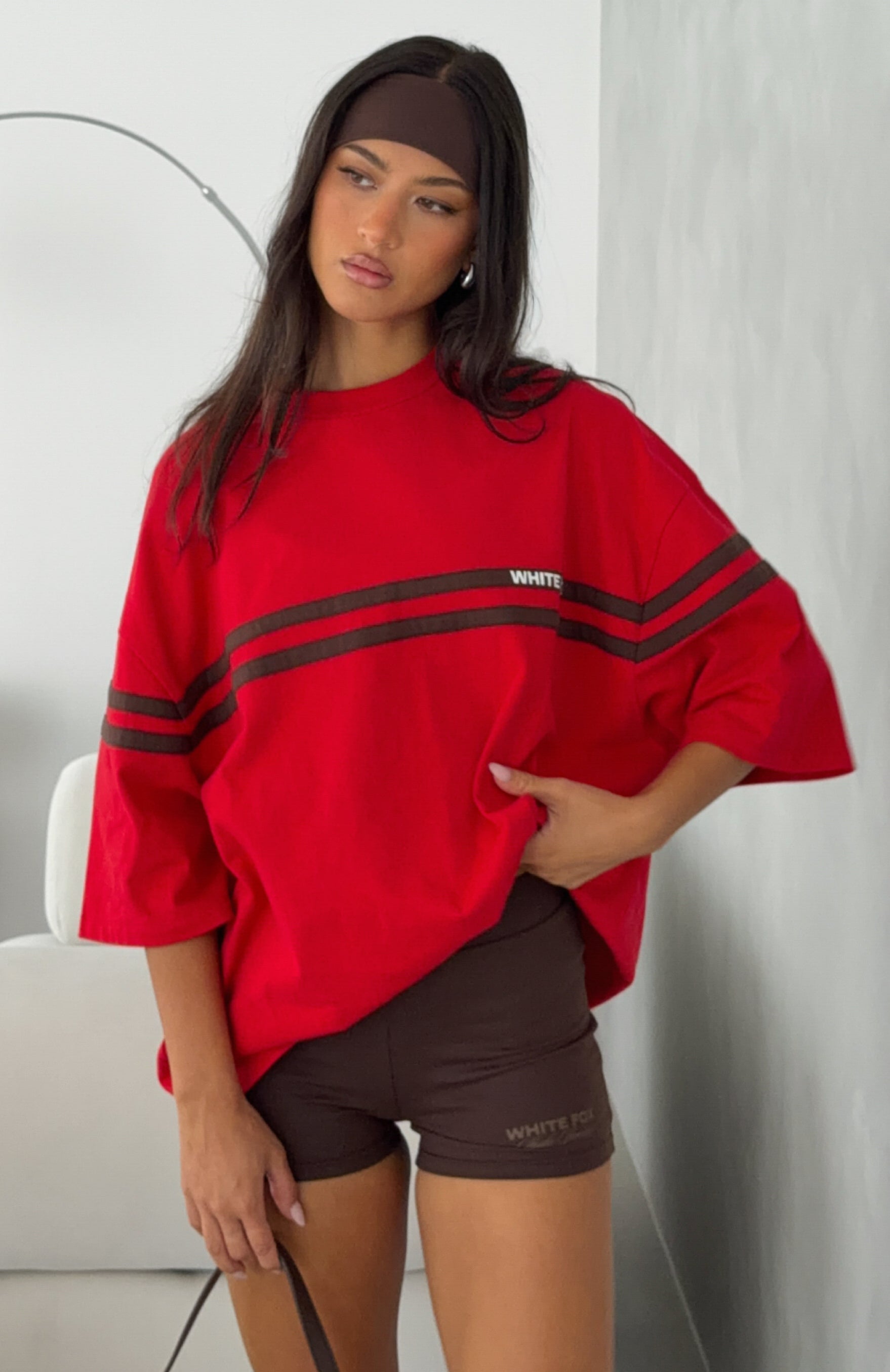 Studio 17 Emmie Oversized Tee Red