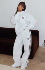 Studio 17 Raven Wide Leg Sweatpants Grey Marle