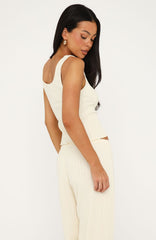 Street Chic Knit Top Buttercream