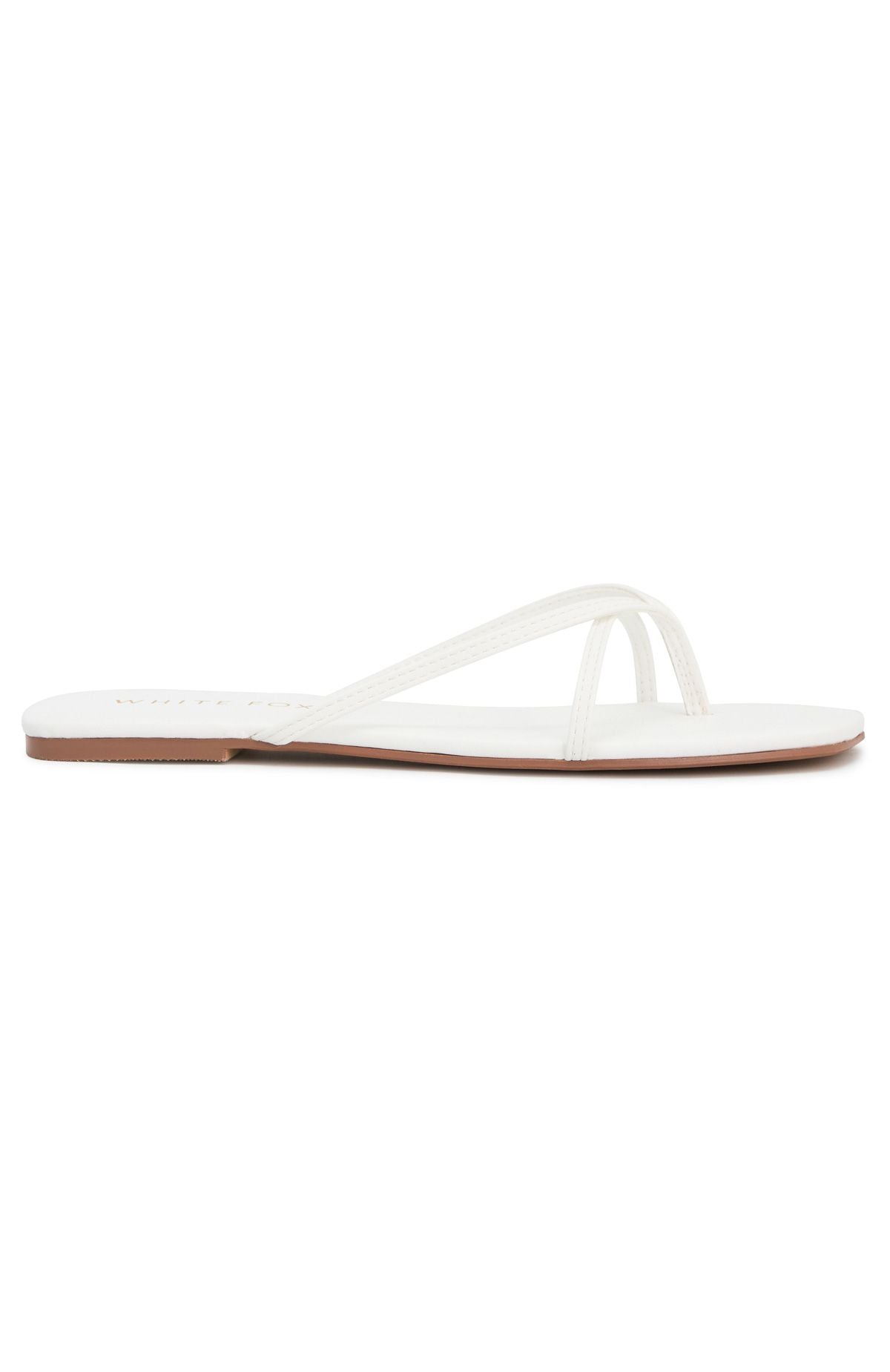 Ailani Thong Sandals White