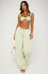 Lover's Refresh Linen Pants Pistachio