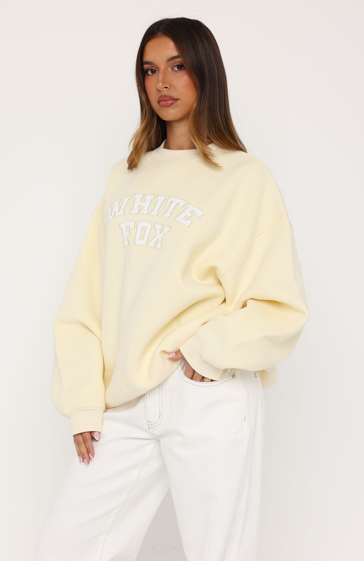 Major Upgrade Oversized Drop Shoulder Sweater Butter