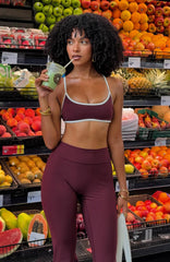 Blitz Sports Bra Merlot/Cream