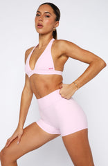 Stronger High Waisted Shorts 3 Marshmallow