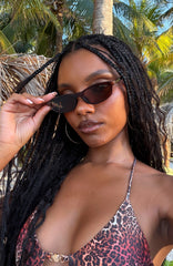 Agnia Sunglasses Chocolate