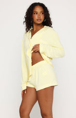 Airplane Mode Modal Pyjama Shorts Lemon
