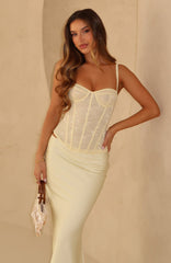 All The Thrills Bustier Lemon