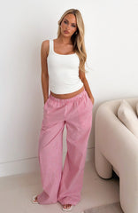 Always About Us Pants Strawberry Stripe