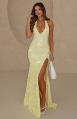 Always Yours Maxi Dress Lemon