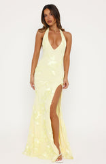 Always Yours Maxi Dress Lemon