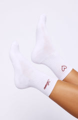 Amore Mio Socks White