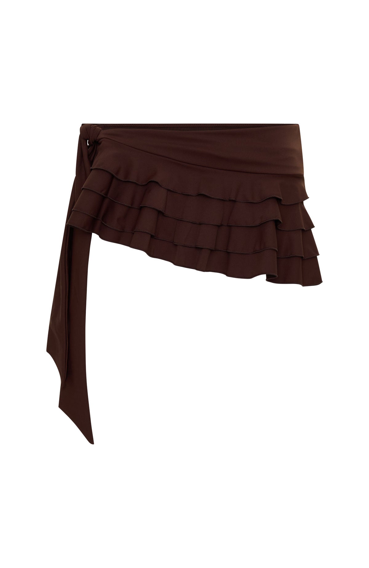 At First Sight Mini Skirt Chocolate