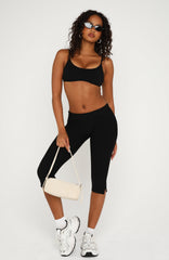 Turbo Foldover Capri Black