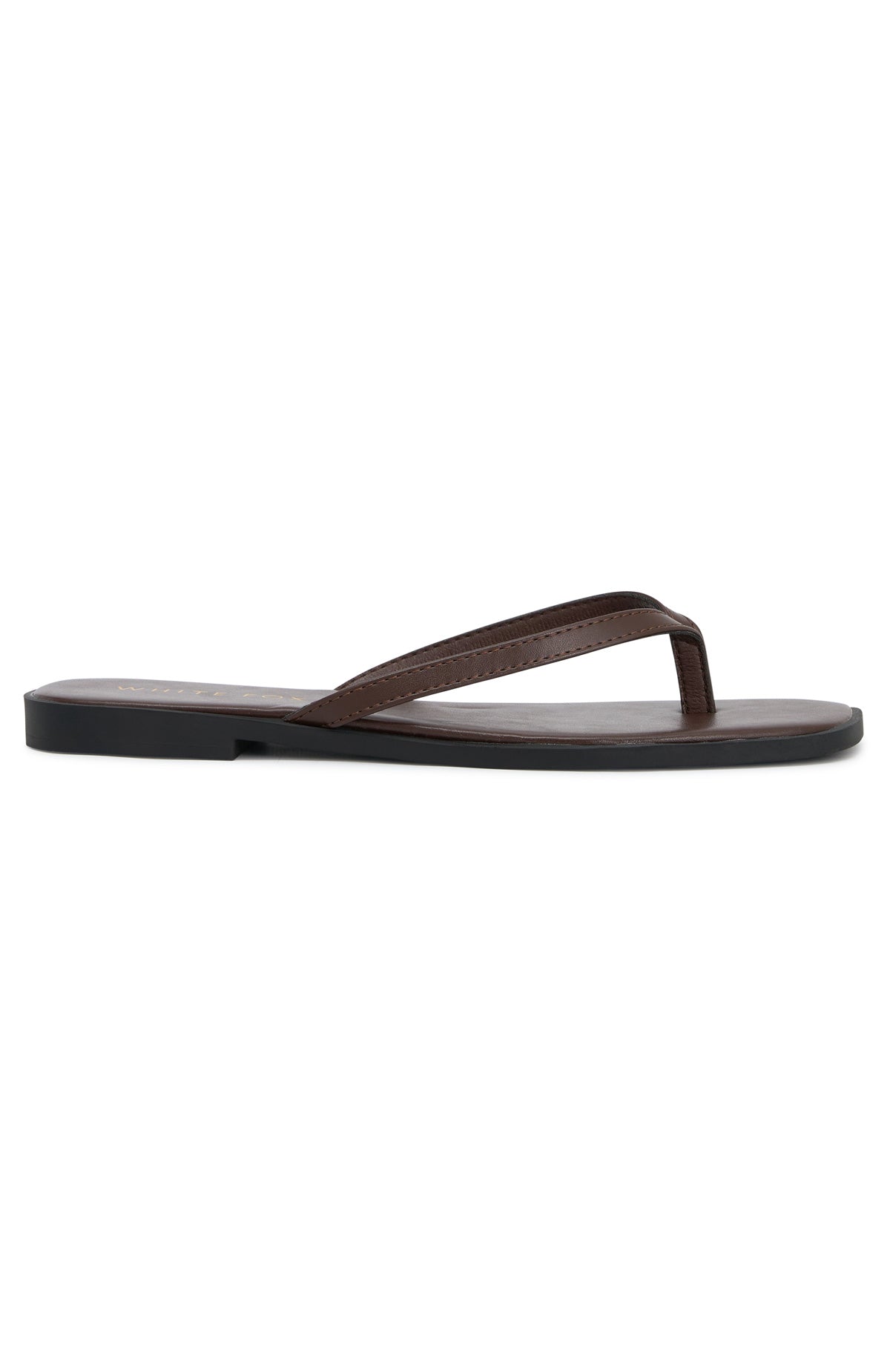 Breccan Thong Sandals Chocolate