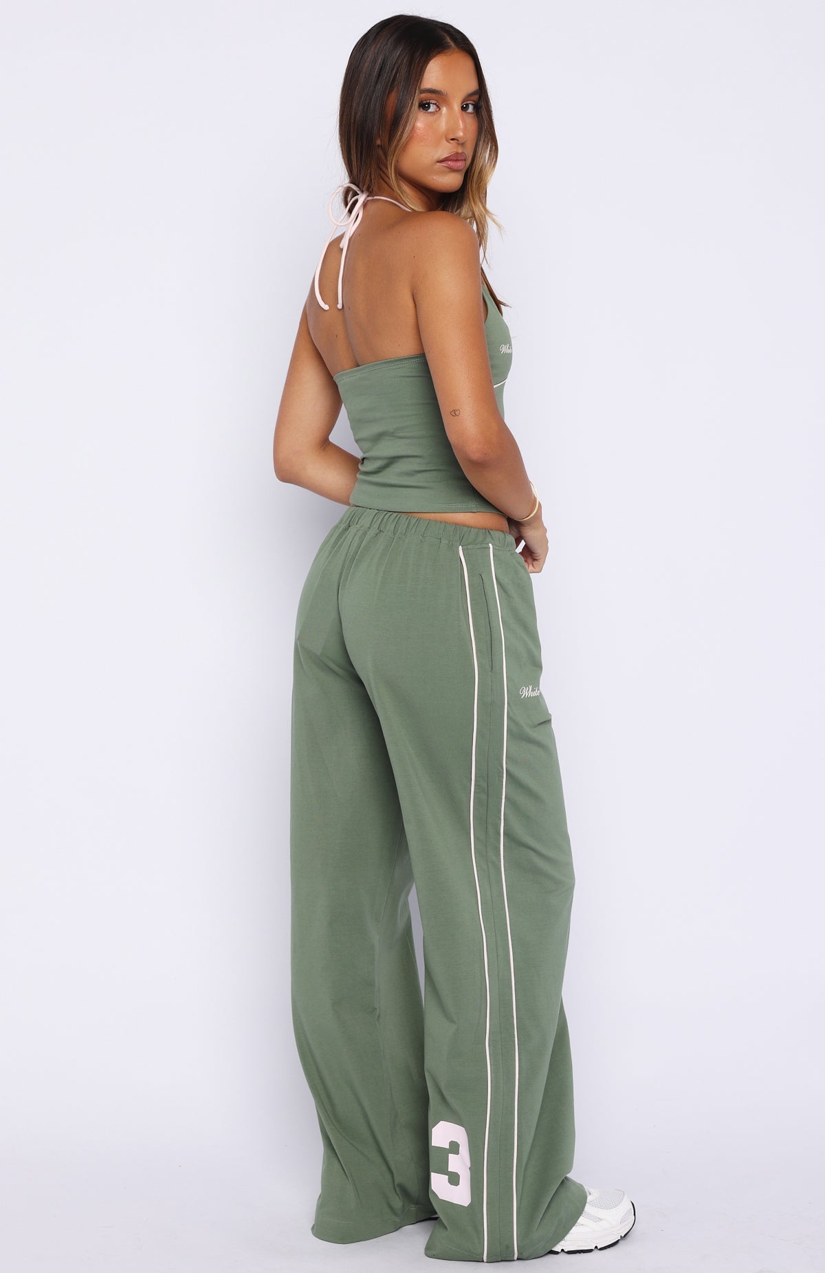 Can't Help The Feeling Track Pants Khaki