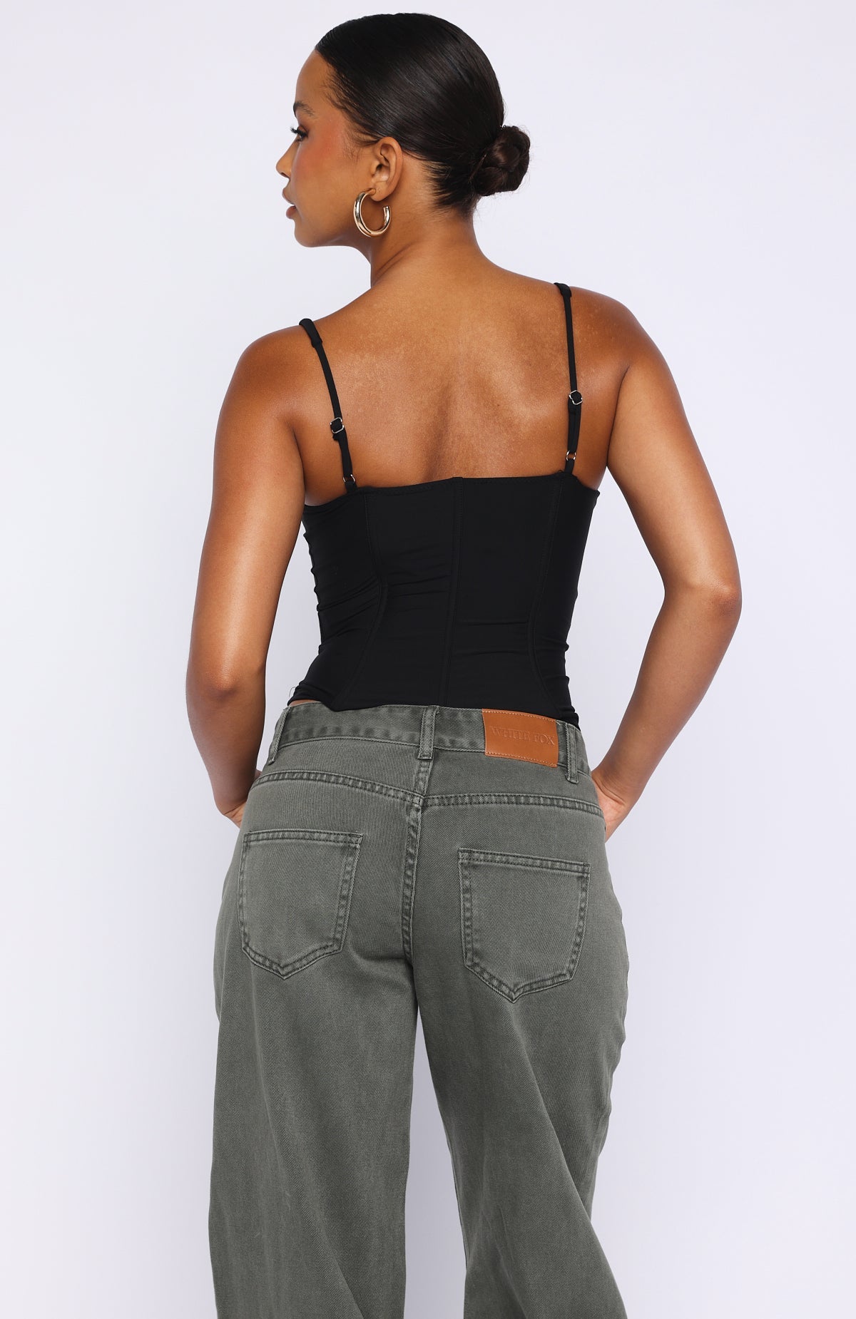 Club Party Top Black