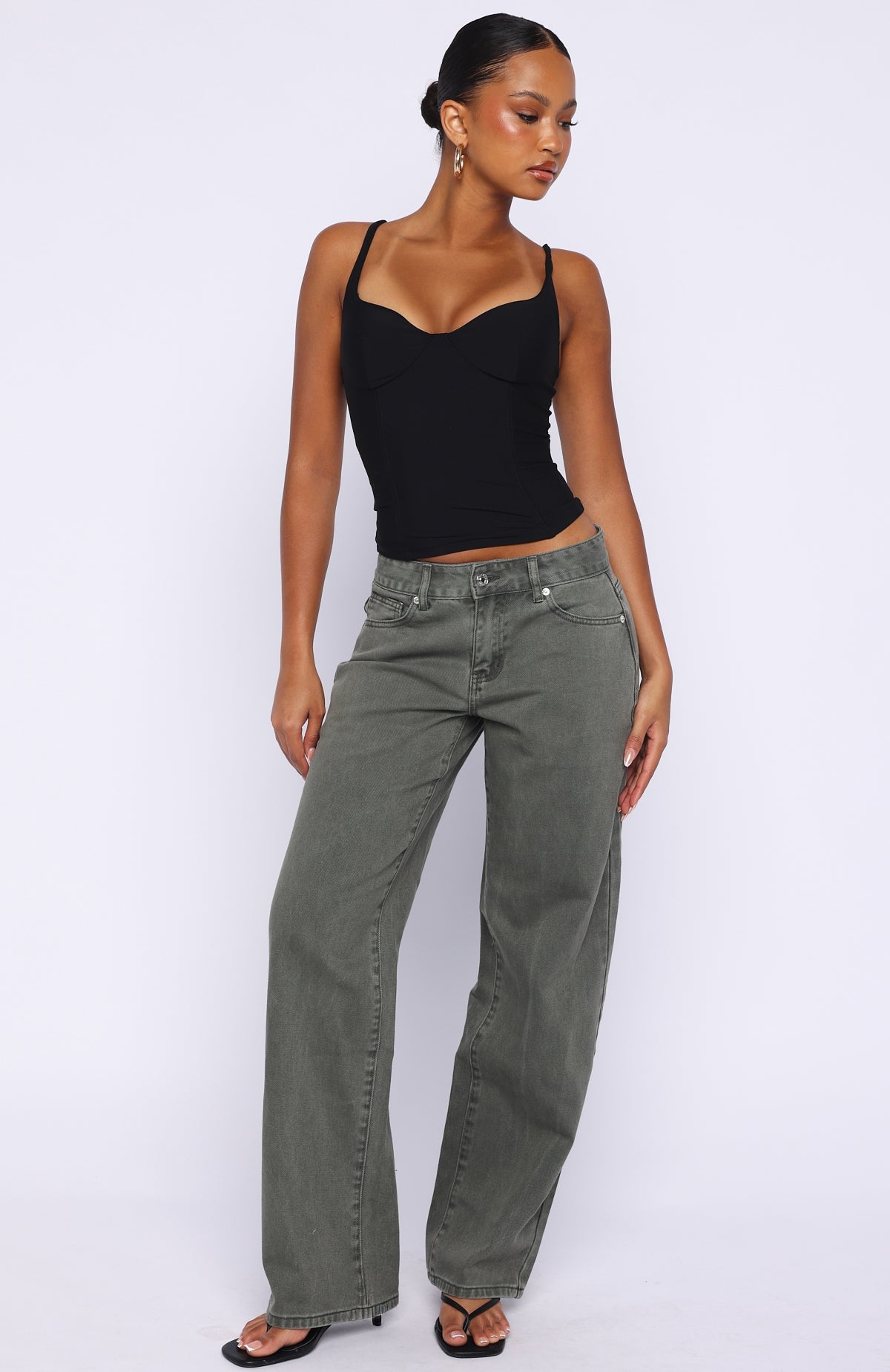 Club Party Top Black