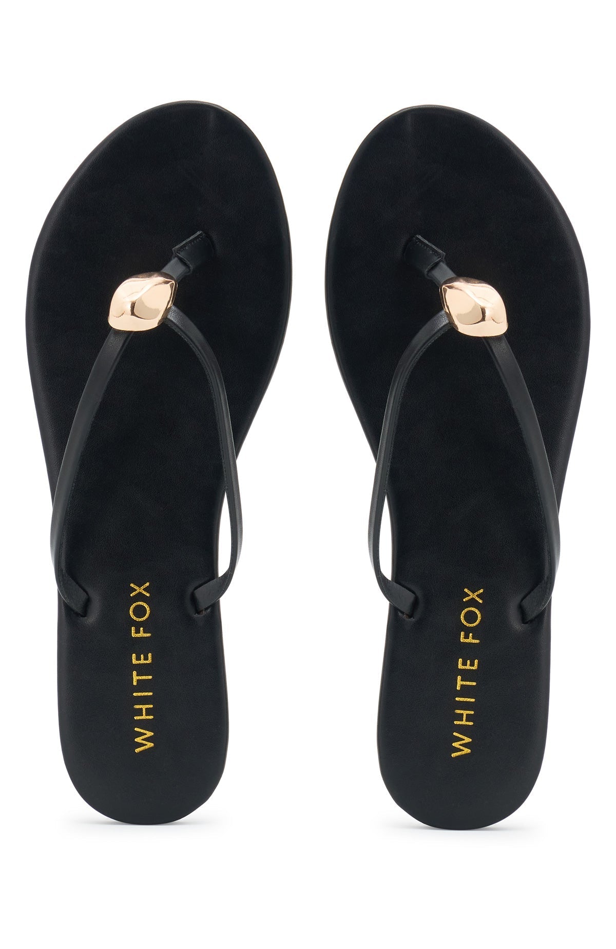 Colt Thong Sandals Black PU
