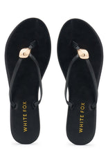 Colt Thong Sandals Black PU