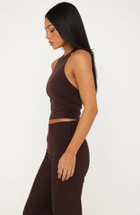 Session Active Tank Dark Chocolate