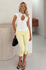 Day Dreamer Capri Pants Lemon