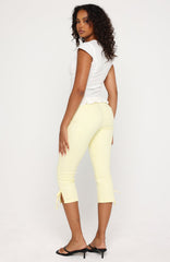 Day Dreamer Capri Pants Lemon