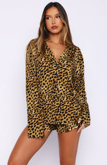 Dreamscape Long Sleeve Pyjama Set Wild Tide
