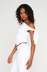 Fade Away With Me Top White