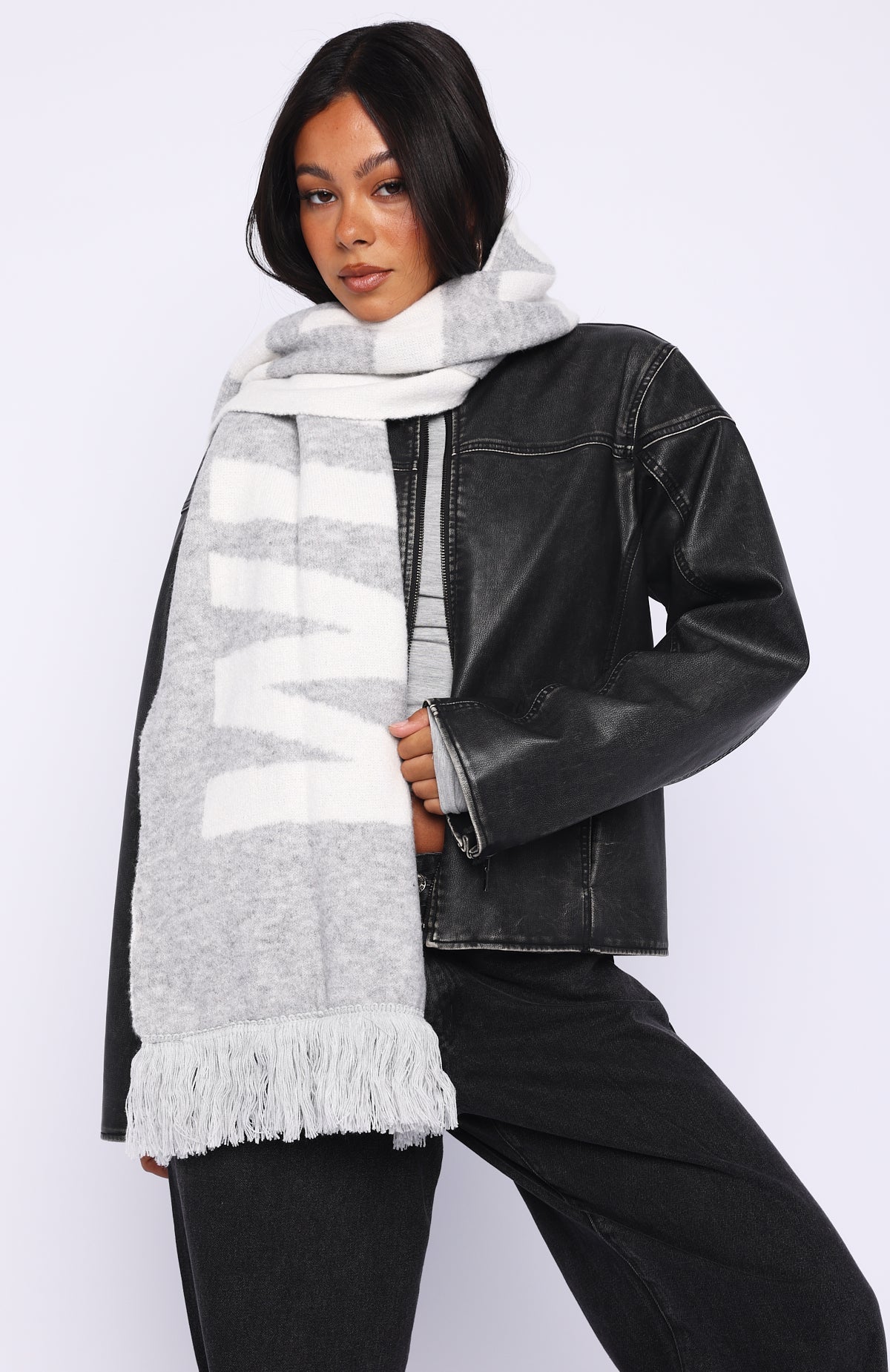 Falsetto Scarf Grey