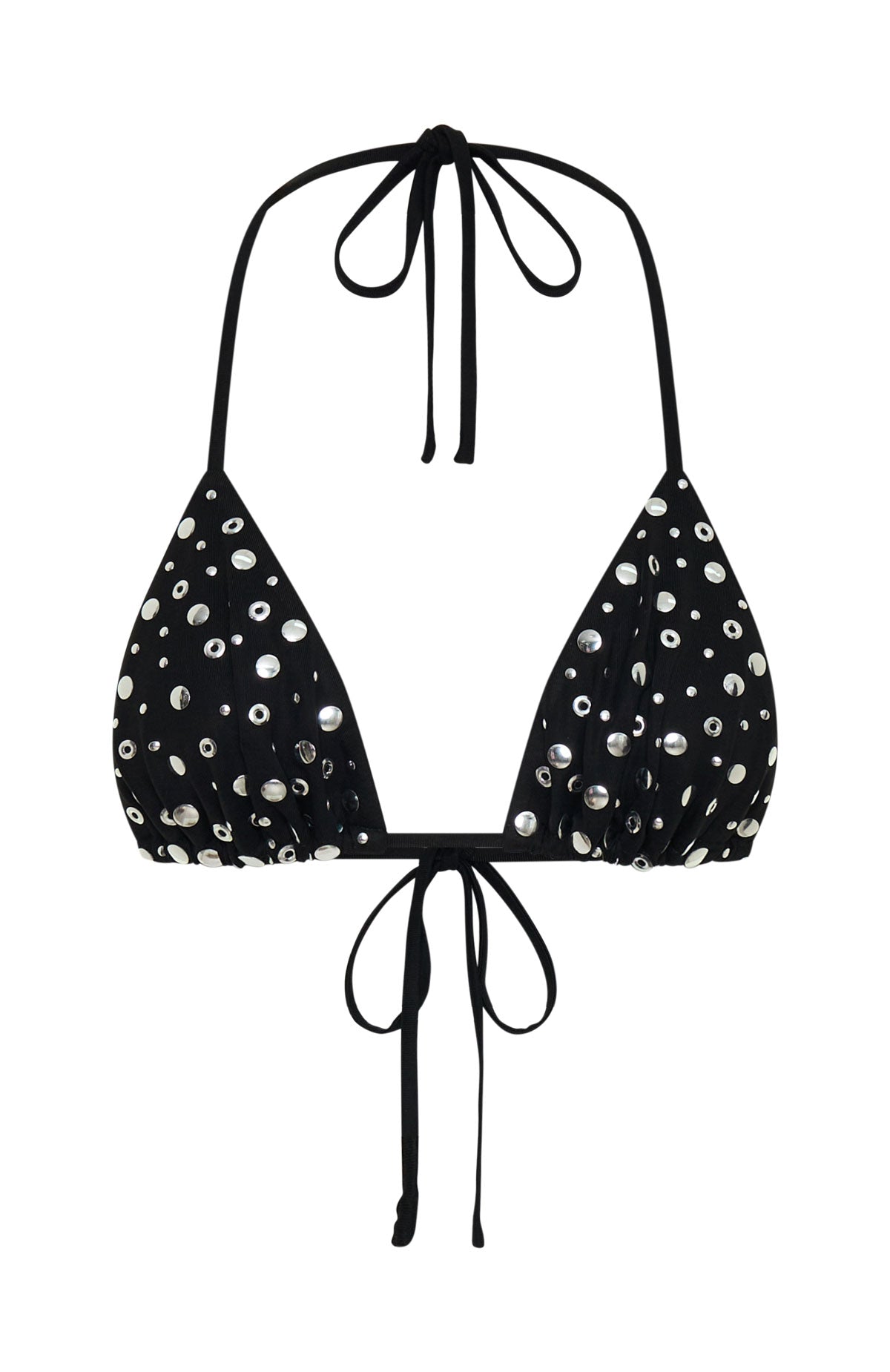 Festival Feels Studded Top Black