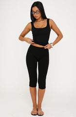 Focus On The Good Capri Pants Black