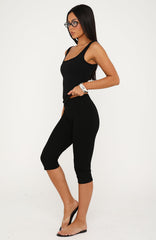 Focus On The Good Capri Pants Black