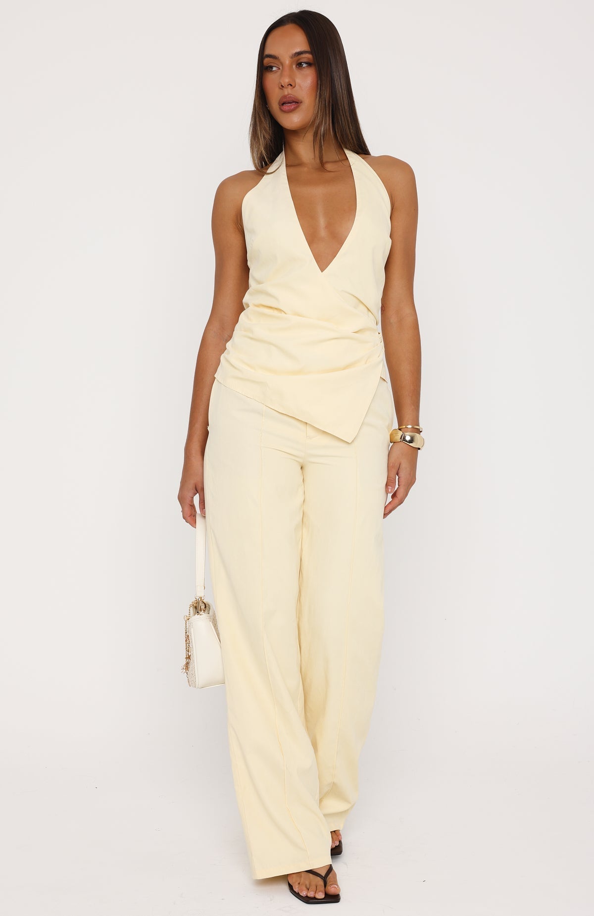 Fun In The Sun Halter Top Lemon