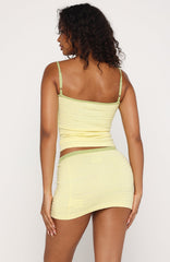 Gave You A Reason Knit Singlet Lemon Lime