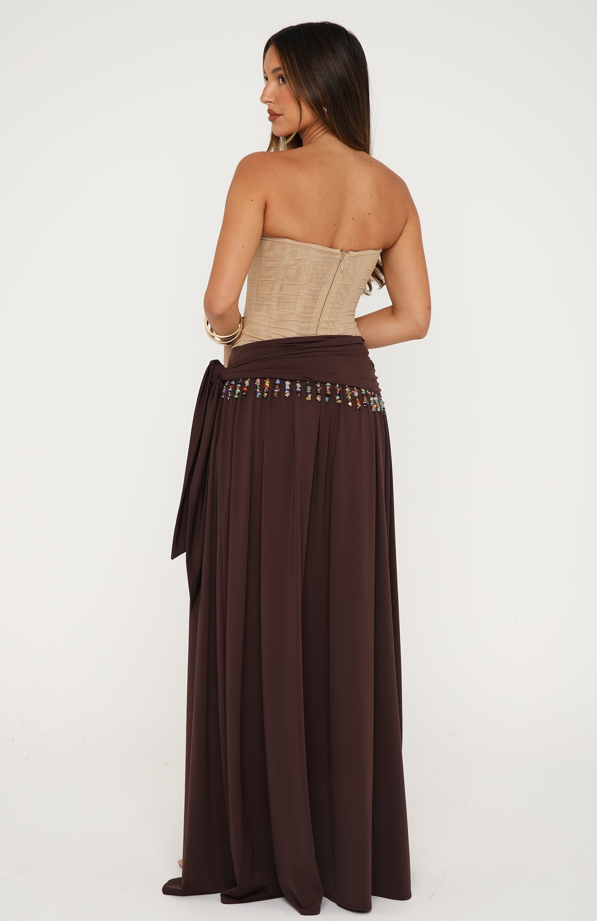 Girl's Weekend Maxi Skirt Chocolate