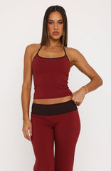 Glow Game Halter Top Red