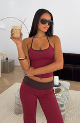 Glow Game Halter Top Red