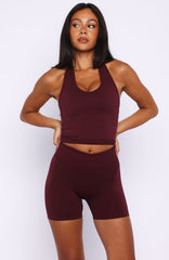 Grit Seamless Active Tank Merlot
