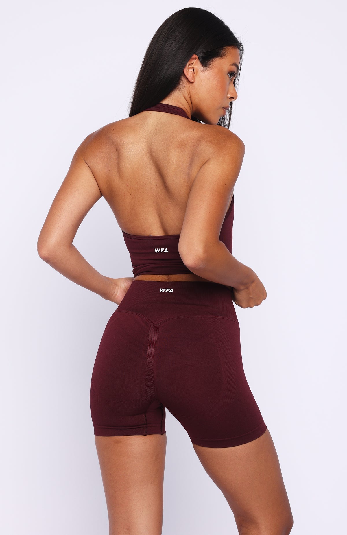 Zoom Seamless Shorts Merlot